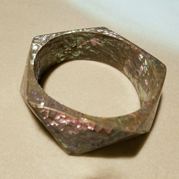 Abalone Inlay Bangle - Picture 3 of 3